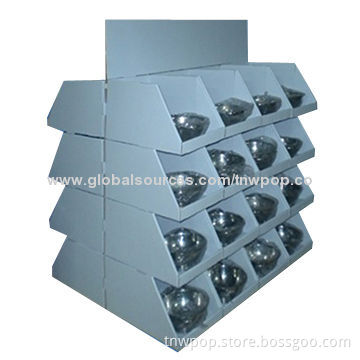 Two-sided Pallet Display, Strong, 32 Cells to Show Different Items All-around, Can be Customized